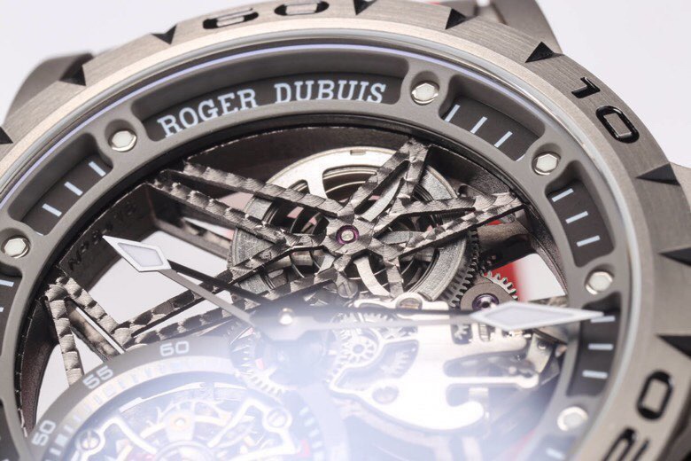 Roger Dubuis Titanium Skeleton Tourbillon Watch