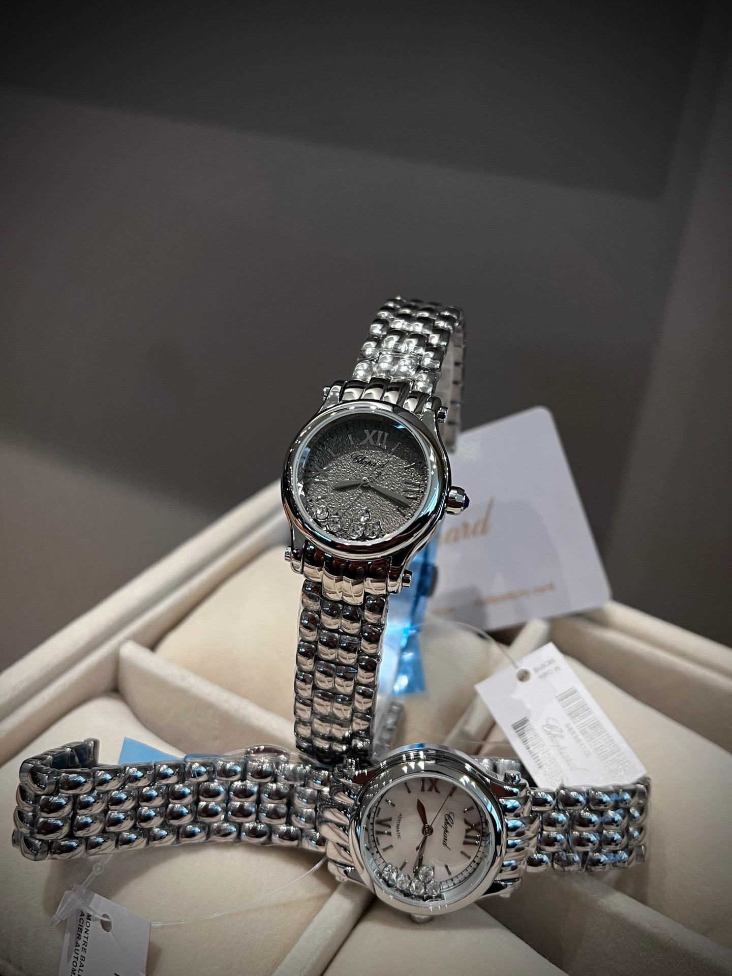 Chopard Happy Diamonds Women Watch 30mm, Stainless Steel Bracelet Fashion Watch