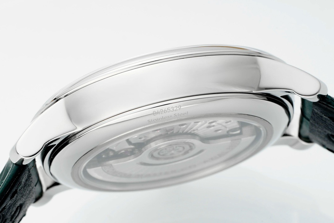 Omega De Ville Power‑Reserve Automatic Mechanical Watch, Genuine Calfskin Leather Strap