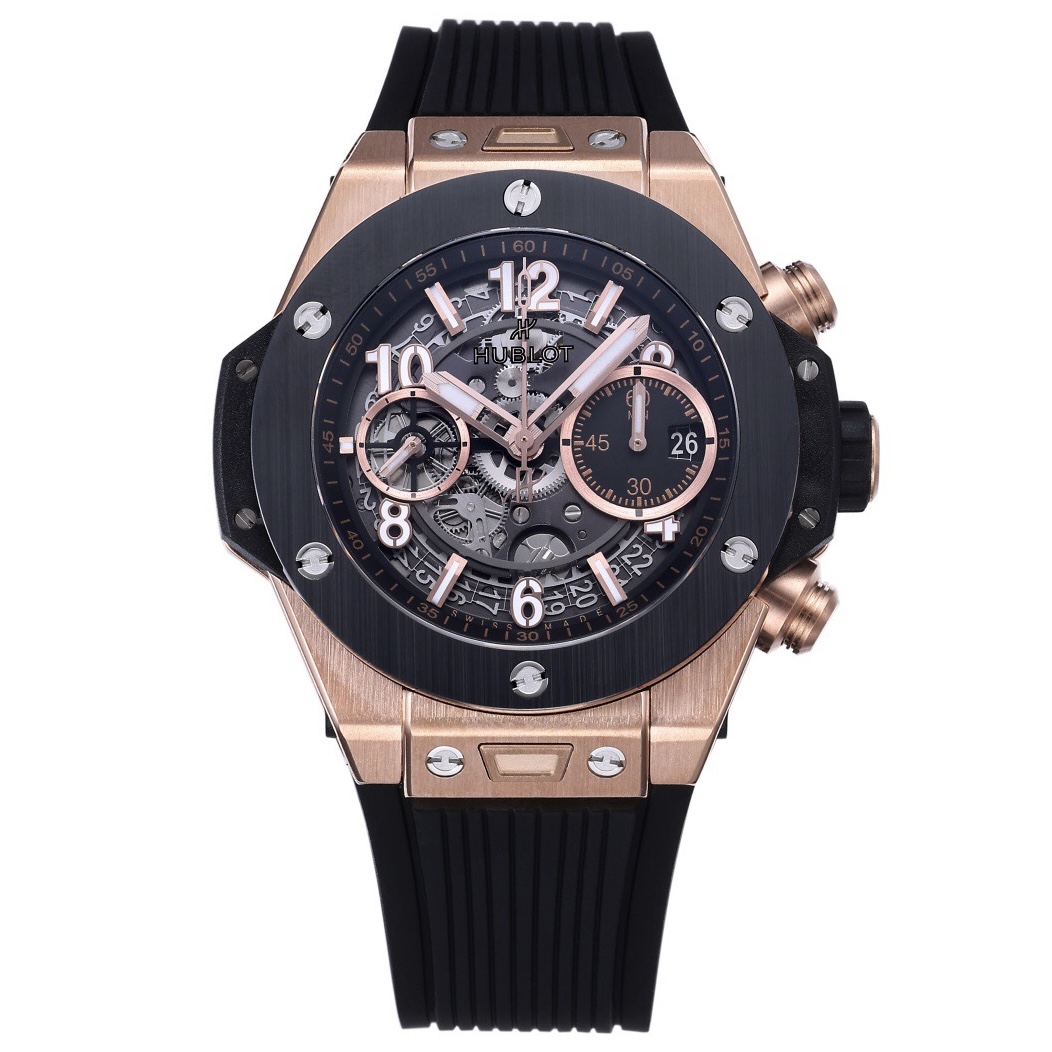 Hublot Big Bang Automatic Chronograph Watch 42mm Titanium Rubber Strap
