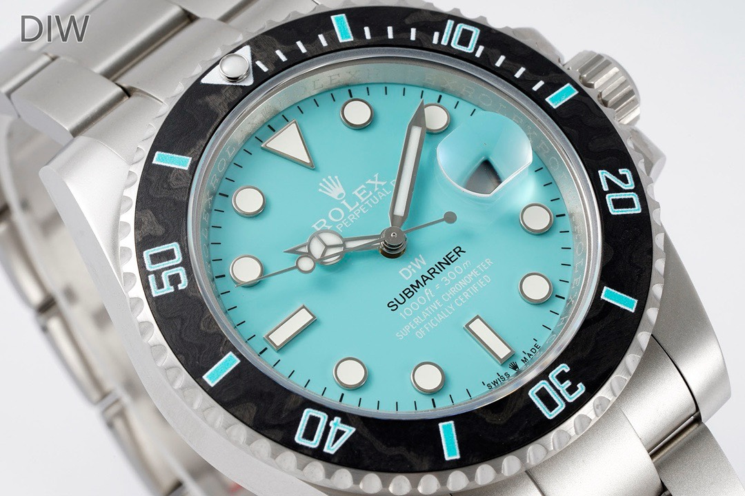 Rolex DIW Custom Submariner Dive Watch 904L Steel 3135 Automatic Movement Multiple Dial Colors