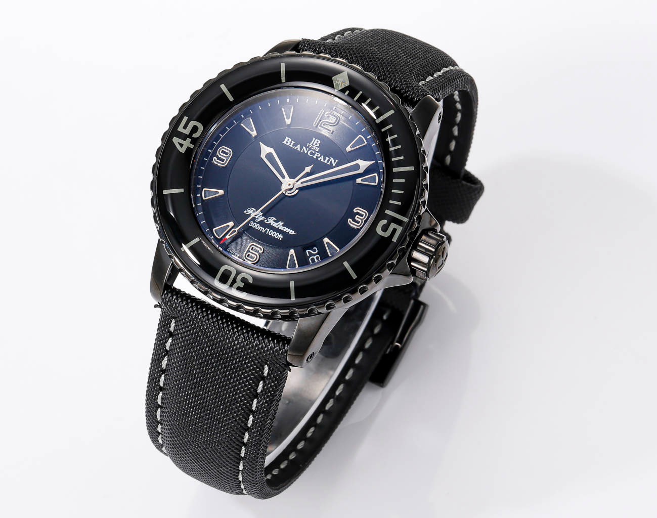 Blancpain Fifty Fathoms 45mm Automatic Diver Watch | Canvas Strap