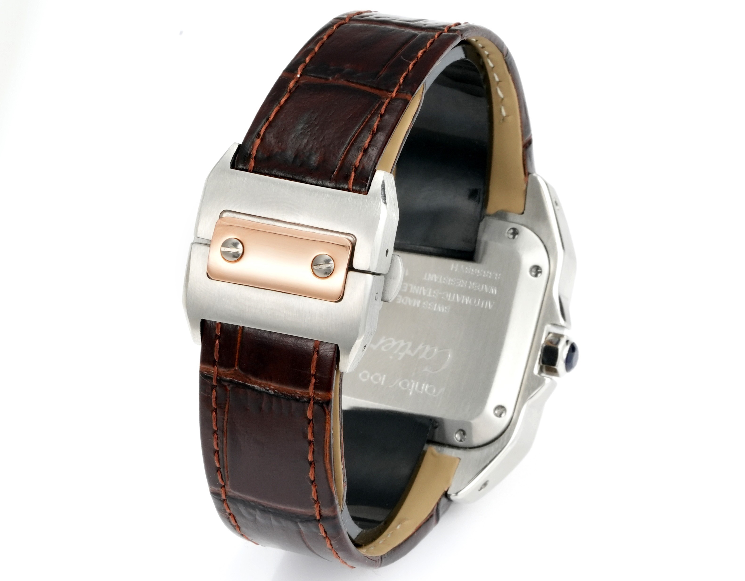 Cartier Santos 100th Anniversary Ladies Automatic Watch, 35.6mm