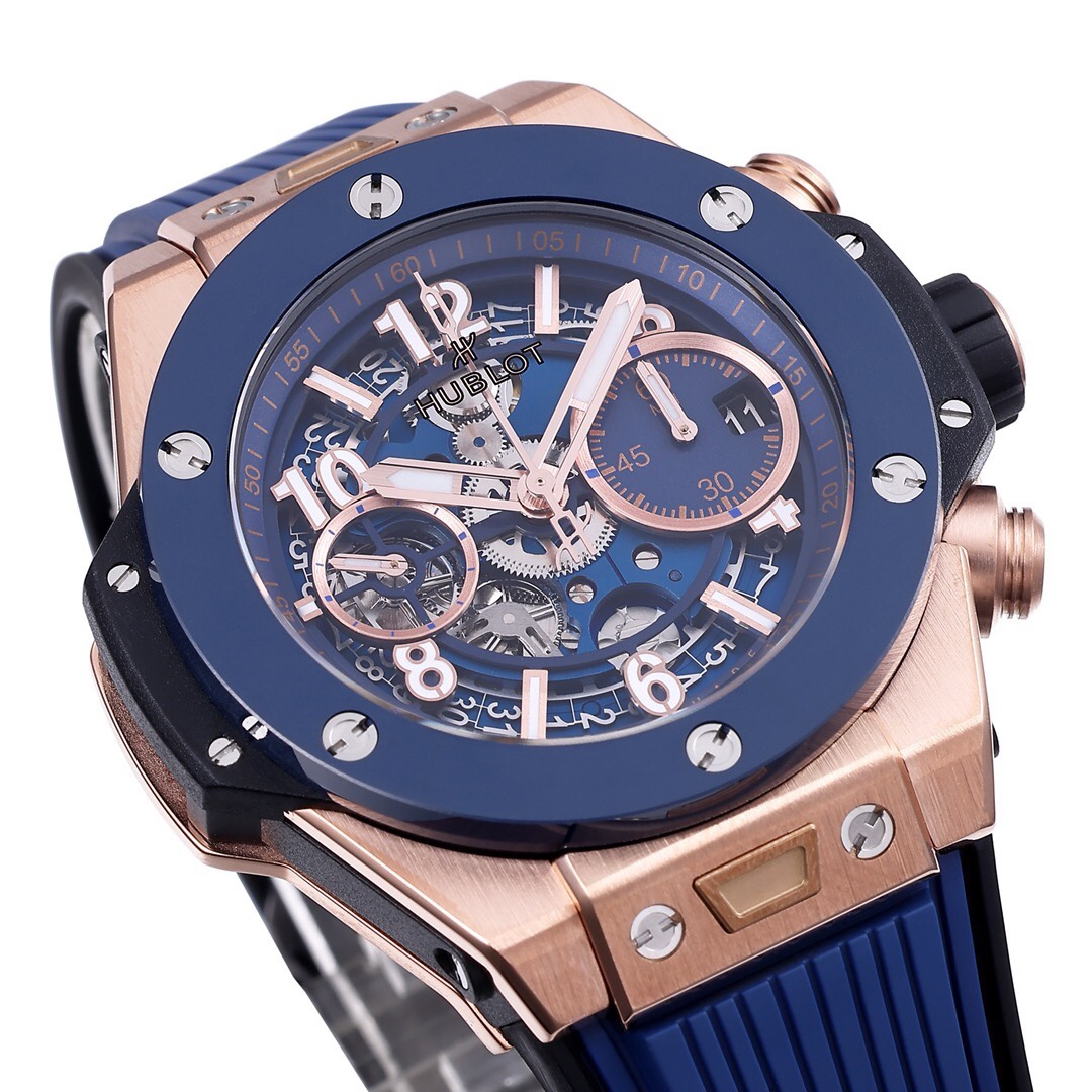 Hublot Big Bang Automatic Chronograph Watch 42mm Titanium Rubber Strap
