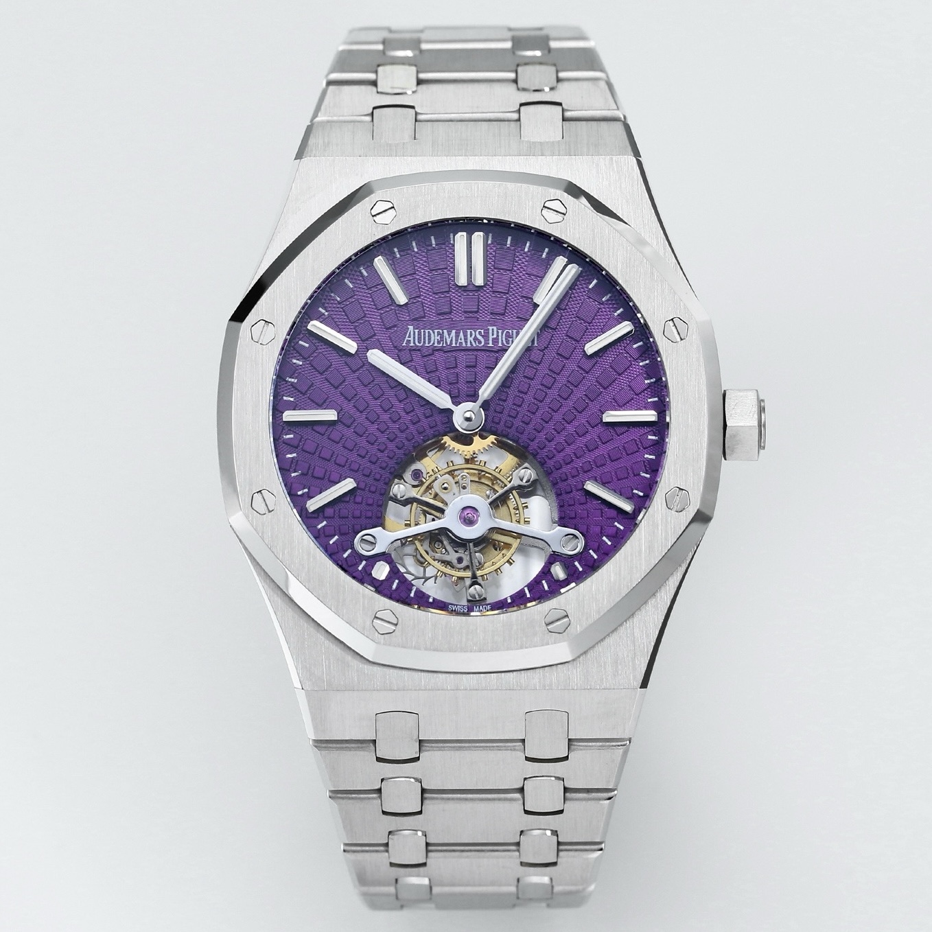 Audemars Piguet Royal Oak Tourbillon 41mm Evolutive Tapisserie Dial Automatic Watch
