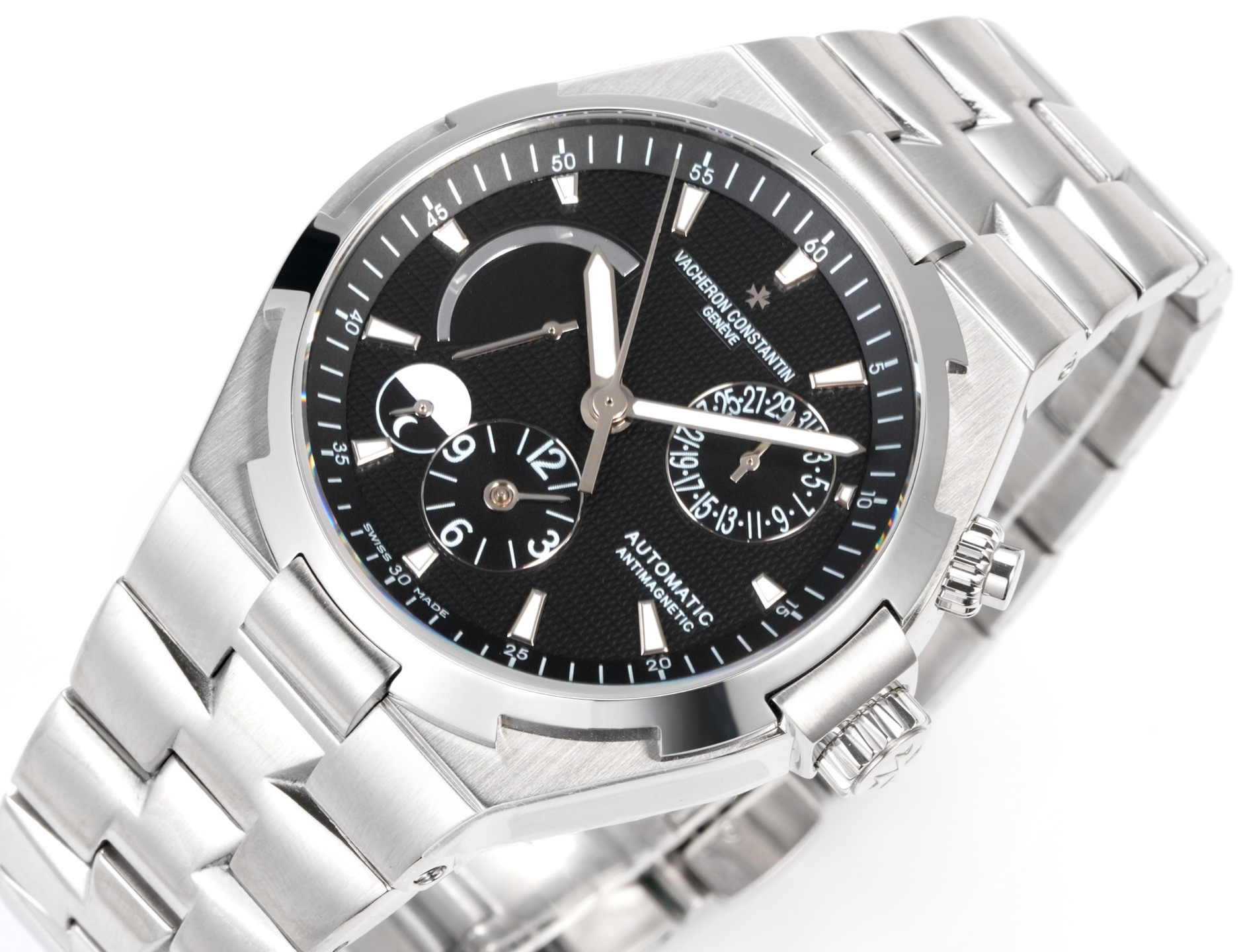 Vacheron Constantin Overseas RW4 Multifunctional Mechanical Watch, 42mm Stainless Steel Casual Business Gentleman Wristwatch