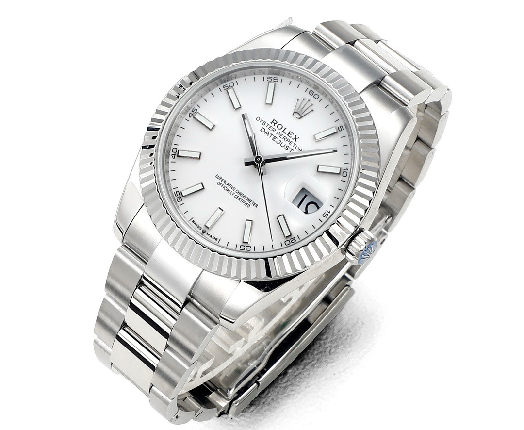 Rolex Datejust 41mm Automatic Watch 3235 Movement 72‑Hour Power Reserve Fluted Bezel