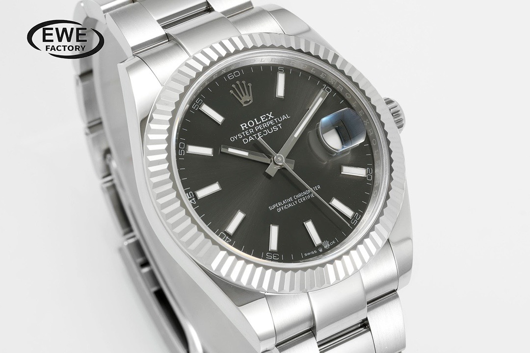 Rolex EWE Factory Datejust 41mm Men Watch, 3235 Automatic Movement, 904L Steel
