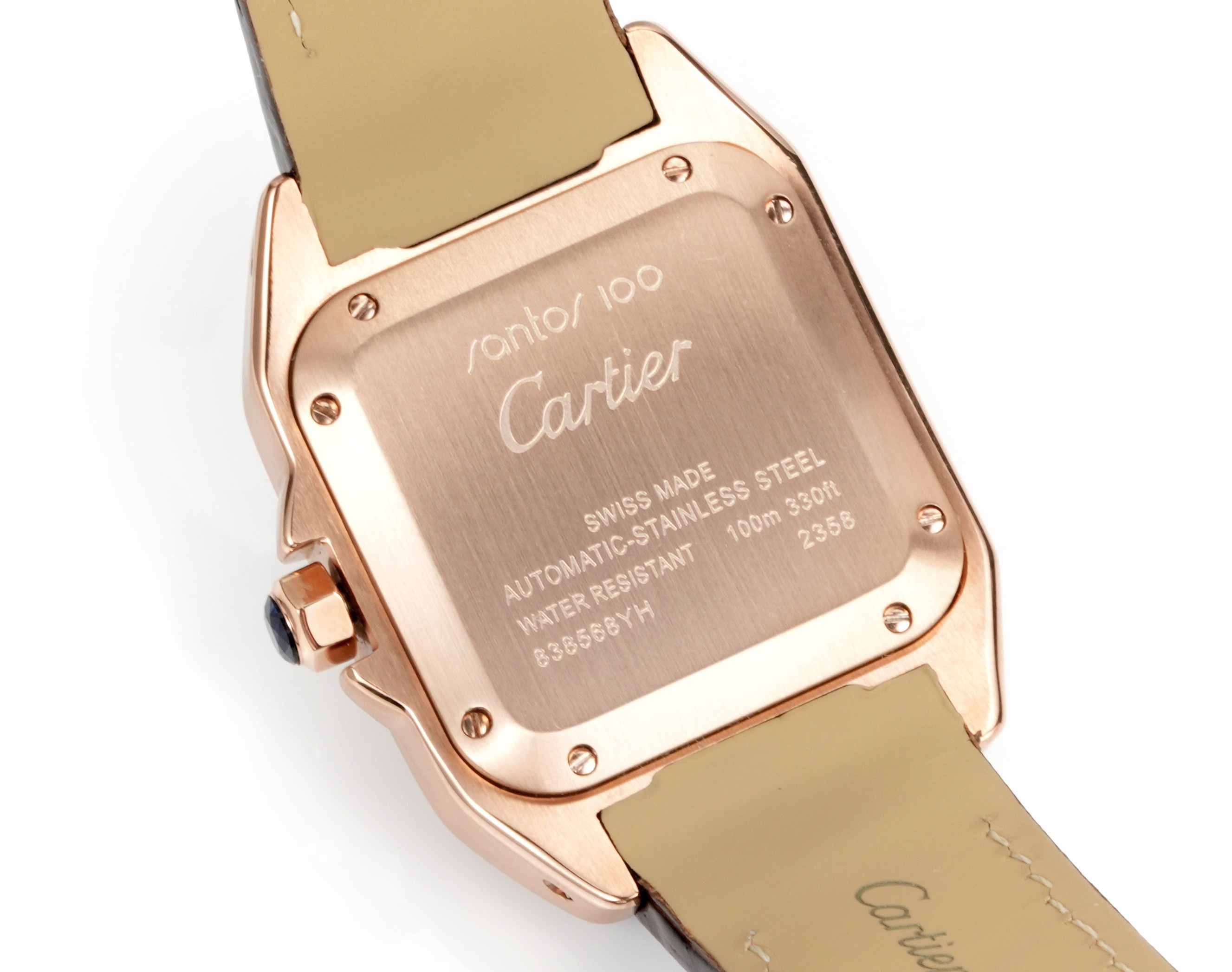 Cartier Santos 100th Anniversary Ladies Automatic Watch, 35.6mm