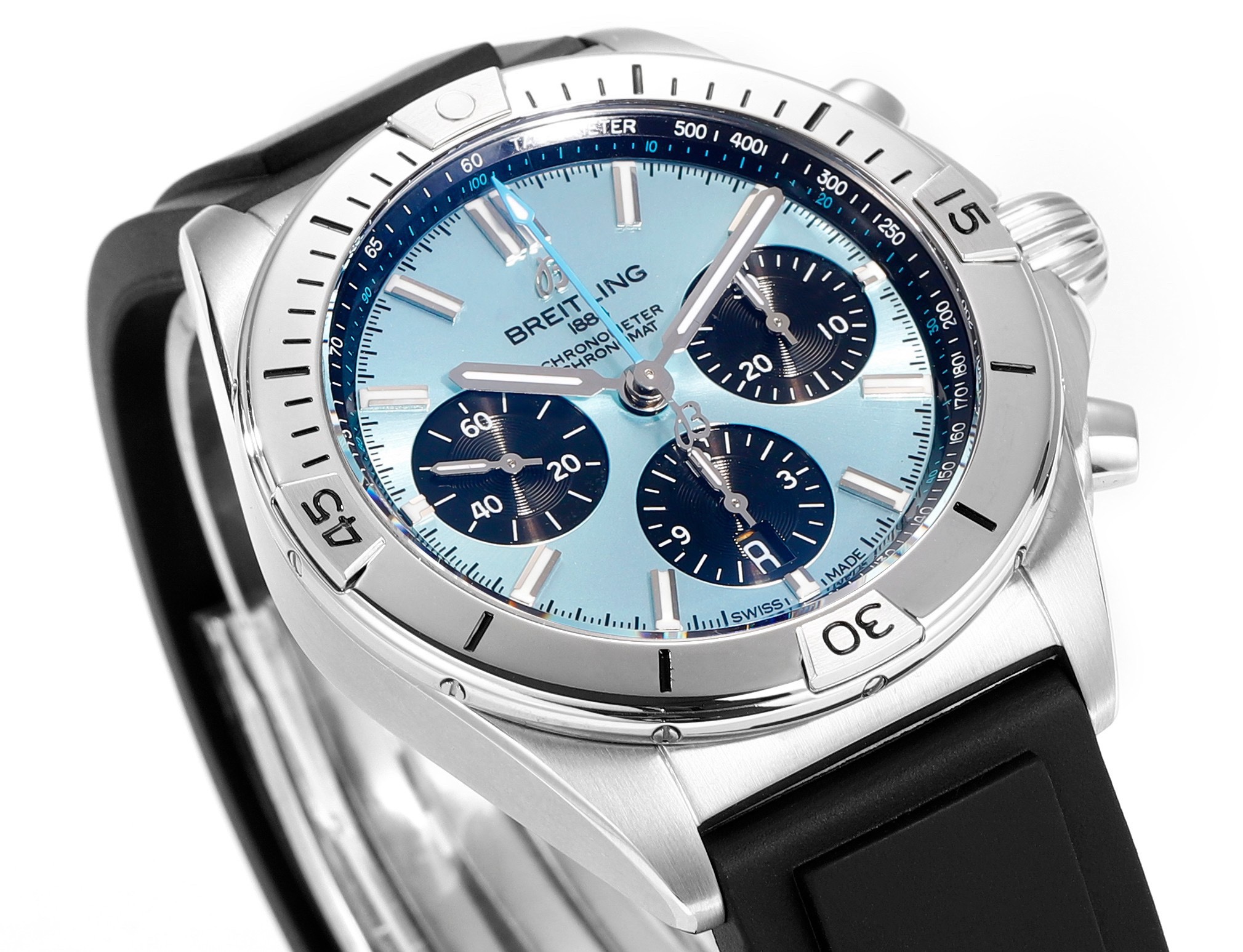 Breitling Chronomat Automatic Watch | BLS New Release 42mm Tricolor Arrows Pilot Watch