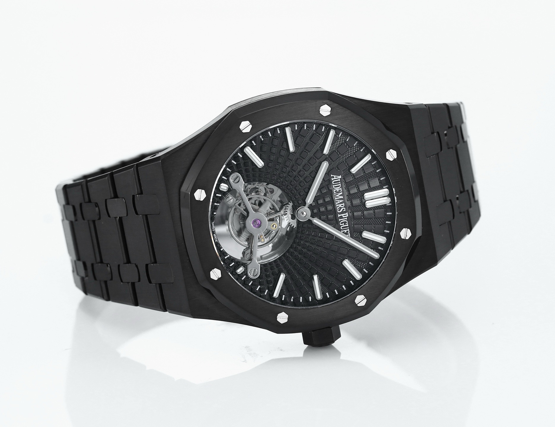 Audemars Piguet Royal Oak Tourbillon 41mm Evolutive Tapisserie Dial Automatic Watch