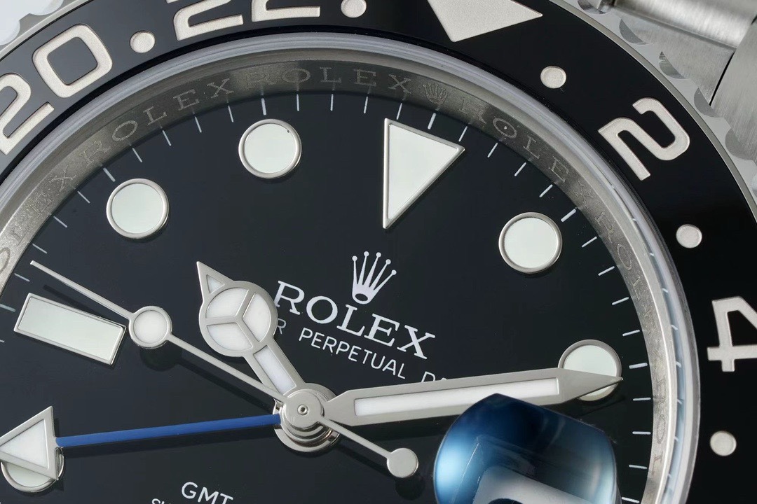 Rolex GMT Travel Watch 904L Steel Cal.3285 Movement
