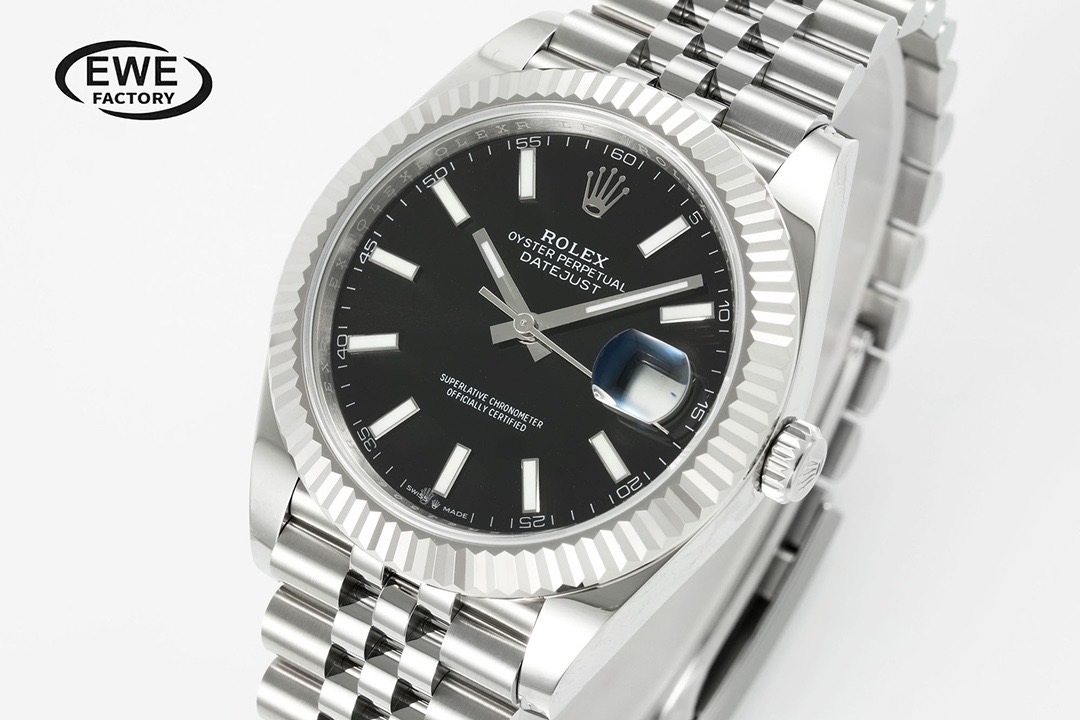 Rolex EWE Factory Datejust 41mm Men Watch, 3235 Automatic Movement, 904L Steel