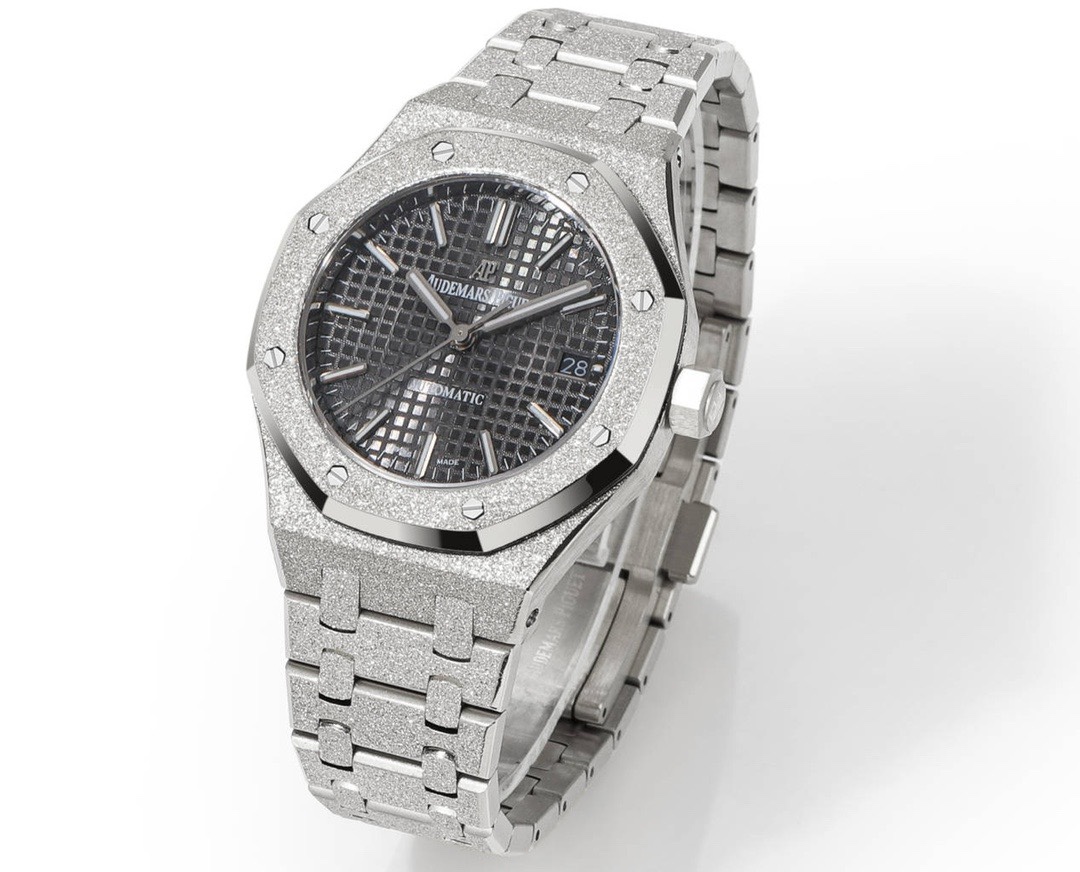 Audemars Piguet Royal Oak 37mm 15454 Frosted Gold Ladies Automatic Watch