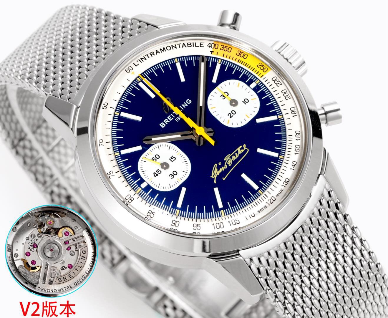 Breitling Top Time 41mm B01 Movement Racing Watch