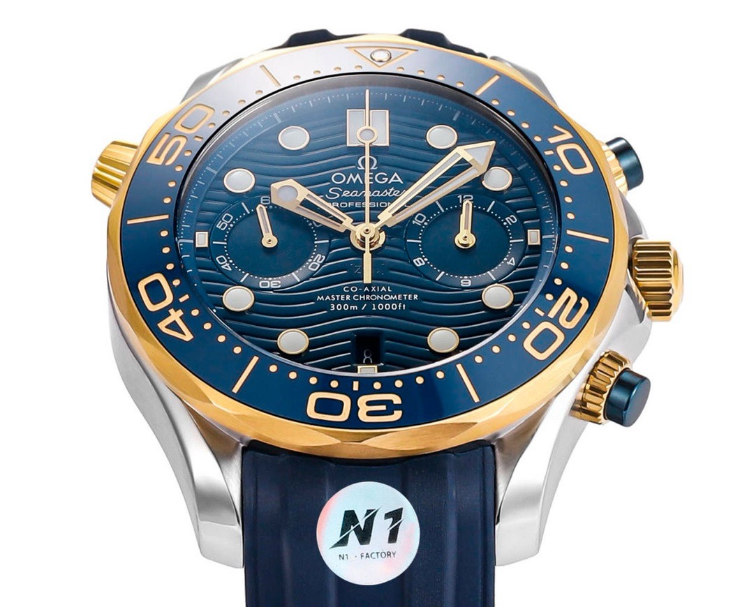 OMEGA Seamaster 300 Chronograph 44mm Dive Watch Cal.9900 Full Function Ceramic Bezel