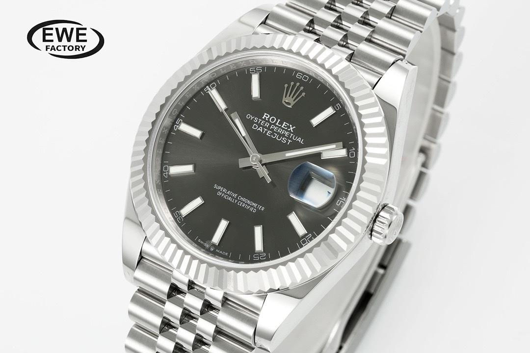 Rolex EWE Factory Datejust 41mm Men Watch, 3235 Automatic Movement, 904L Steel