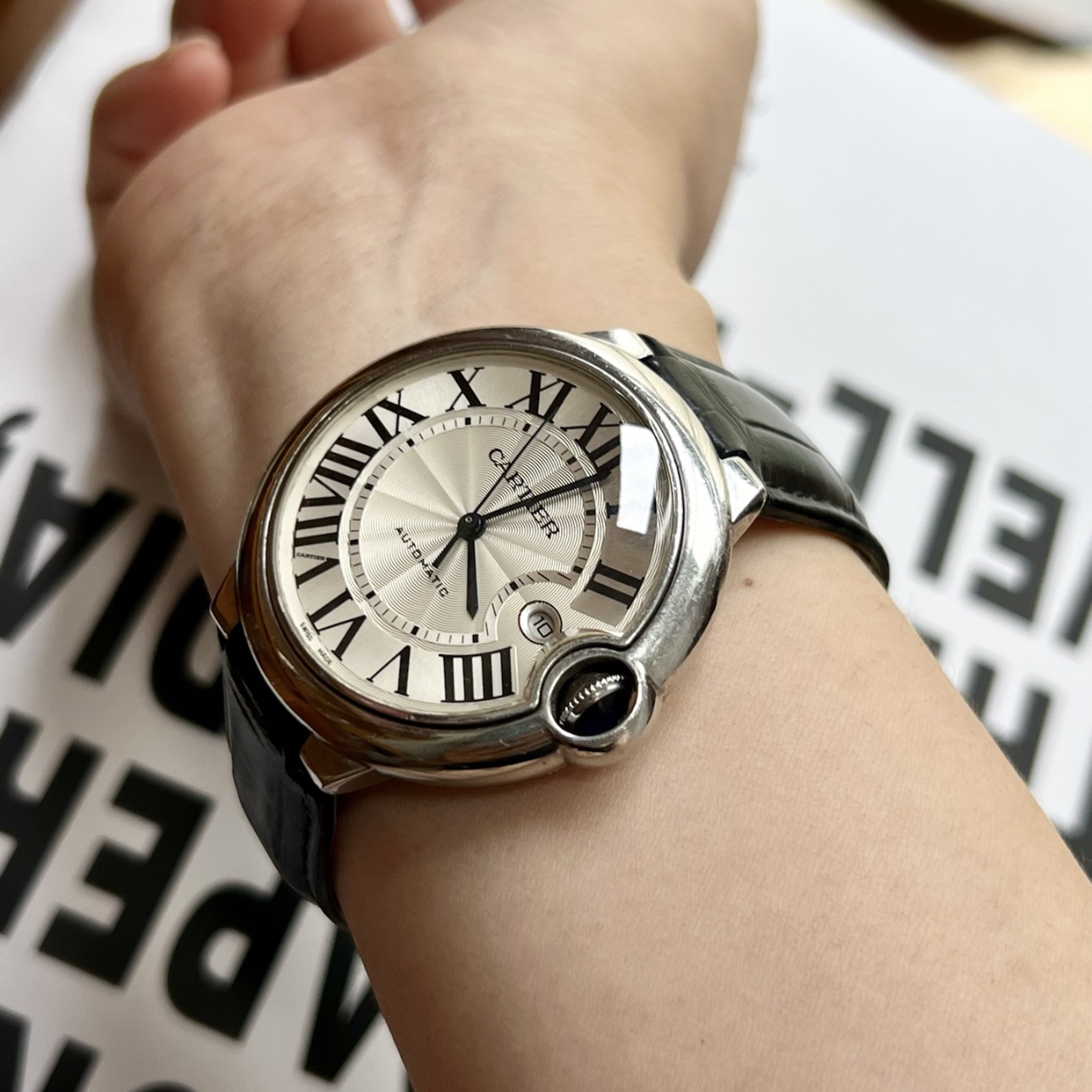 Cartier Ballon Bleu AF Upgraded 33mm Women Automatic Wristwatch
