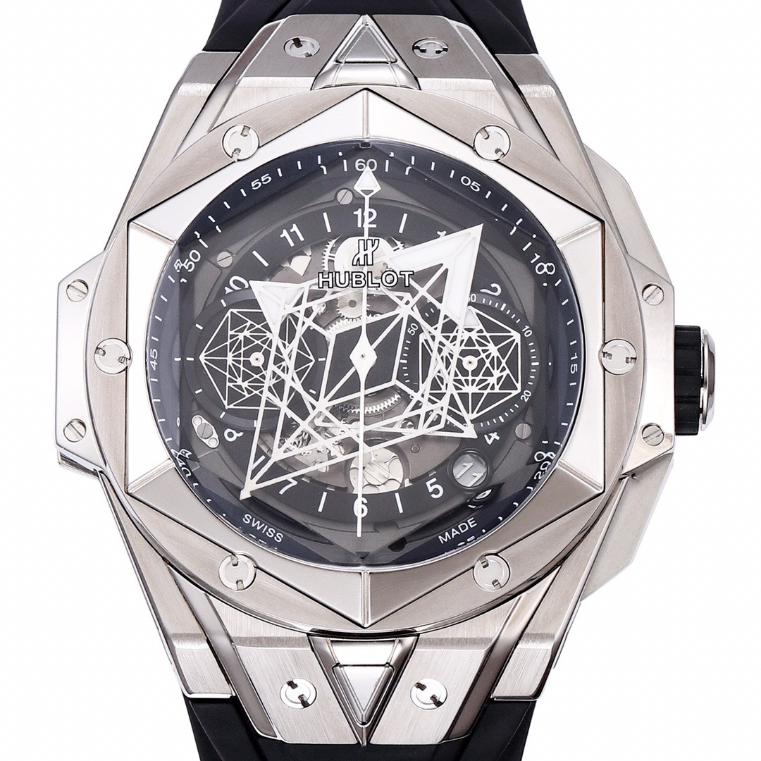 HUBLOT Big Bang Sang Bleu II Watch | BBF Super Clone Titanium Automatic Chronograph Wristwatch