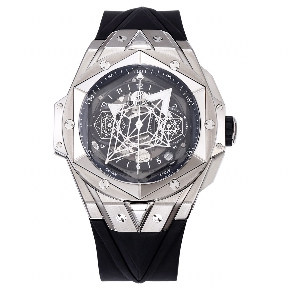 HUBLOT Big Bang Sang Bleu II Watch | BBF Super Clone Titanium Automatic Chronograph Wristwatch