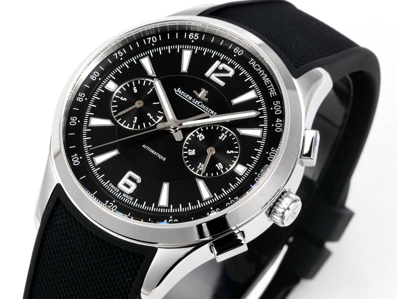 Jaeger-LeCoultre Polaris Chronograph Automatic Watch 42mm Rubber Strap