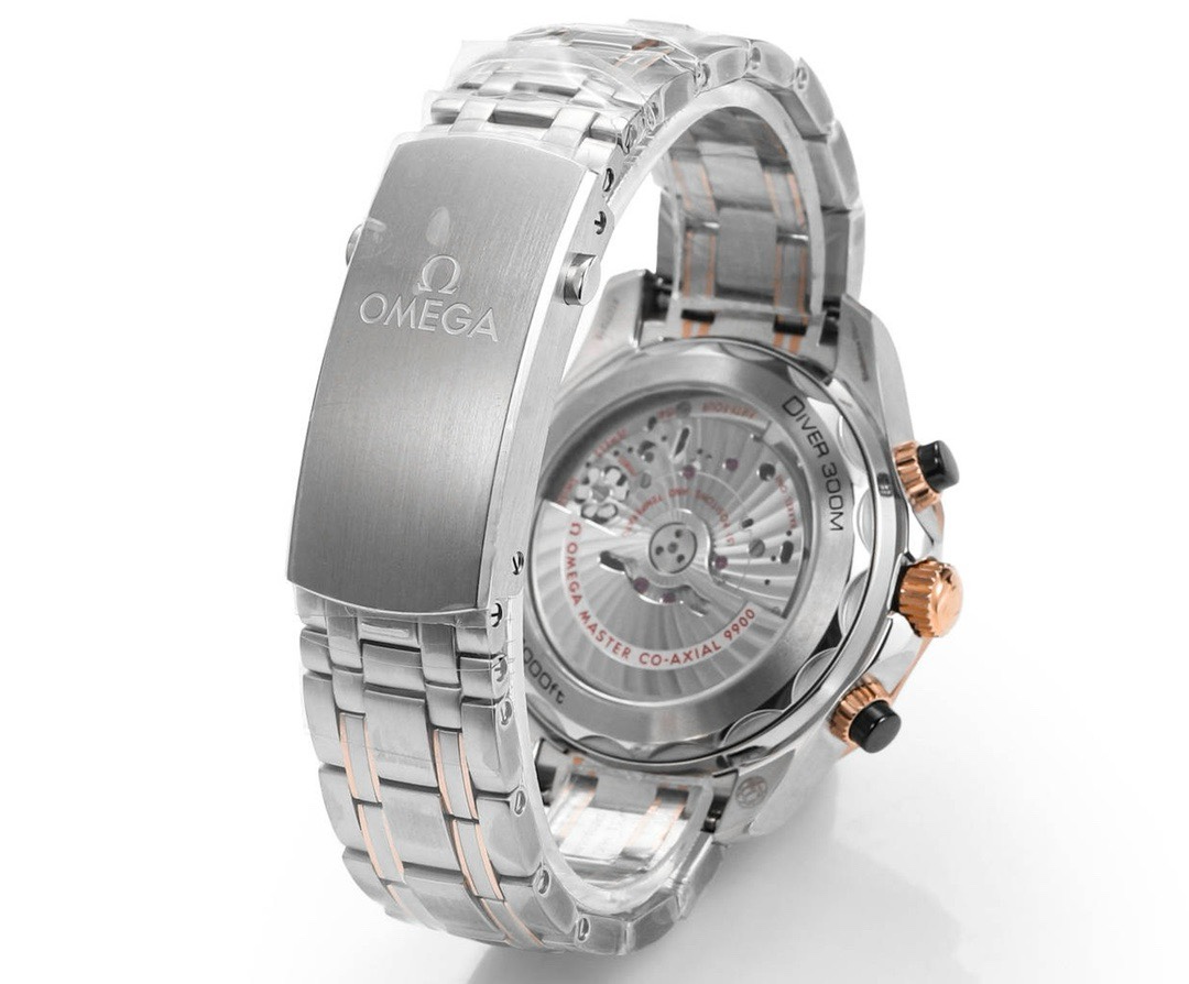 OMEGA Seamaster 300 Chronograph 44mm Dive Watch Cal.9900 Full Function Ceramic Bezel