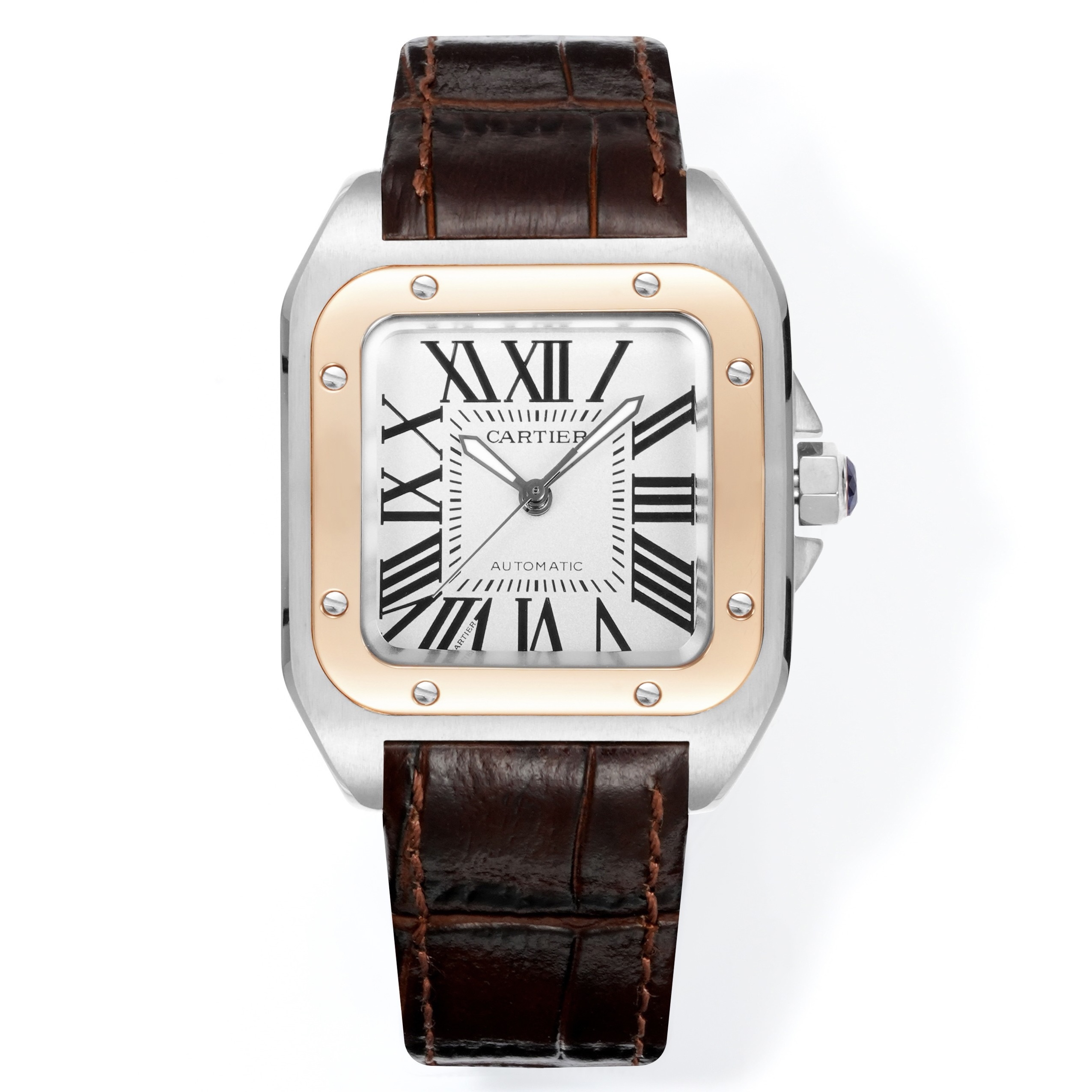 Cartier Santos 100th Anniversary Ladies Automatic Watch, 35.6mm