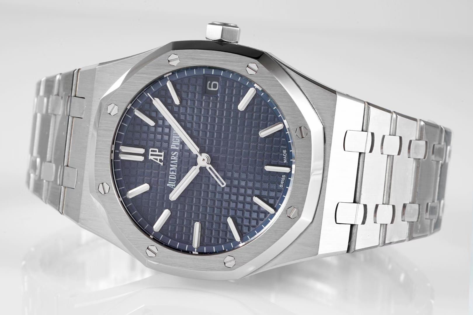 Audemars Piguet Royal Oak 15500 41mm Automatic Watch Modified Cal.4302 Movement