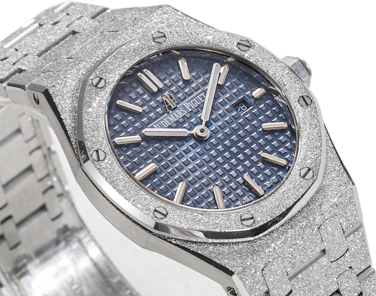 Audemars Piguet Royal Oak 33mm Frosted Gold Quartz Ladies Watch