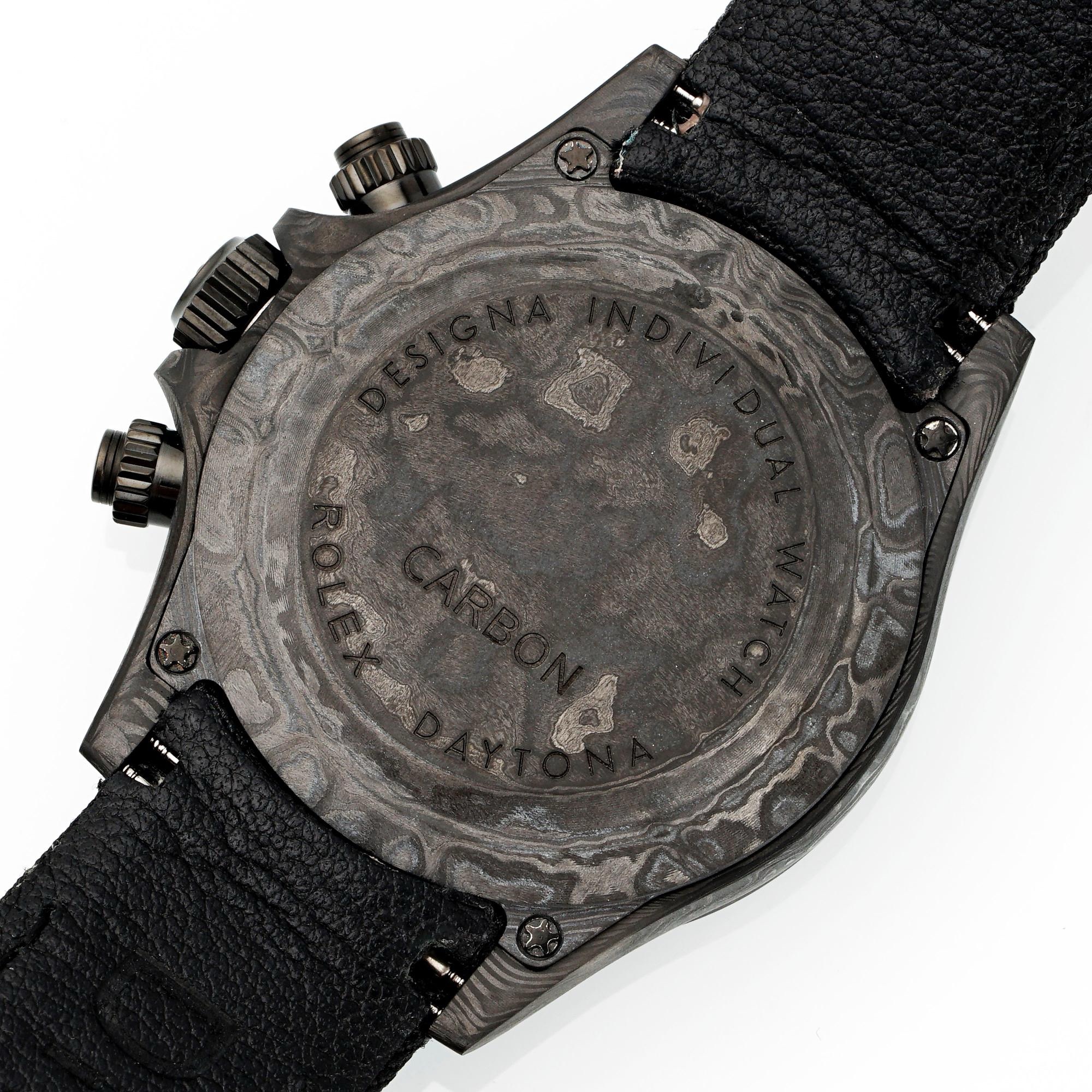 Rolex Diw Carbon Skeleton Chronograph