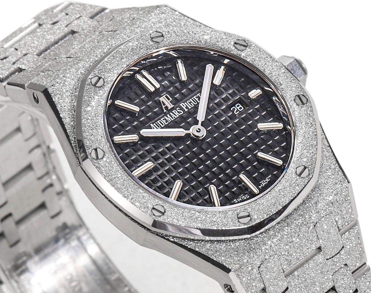 Audemars Piguet Royal Oak 33mm Frosted Gold Quartz Ladies Watch