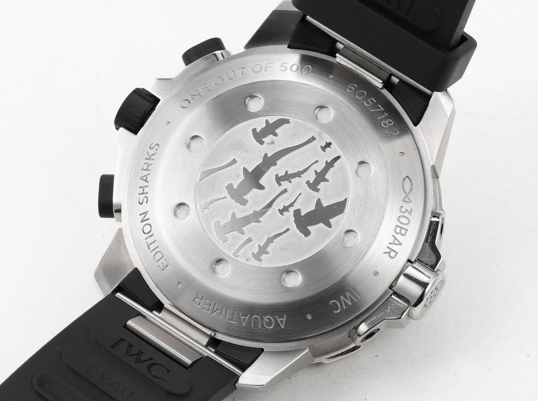 IWC Aquatimer Chronograph Watch 44mm | Quick Release Fluororubber Strap