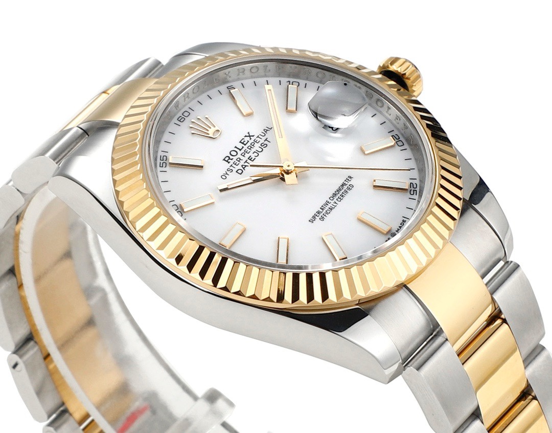 Rolex Datejust 41mm Automatic Watch 3235 Movement 72‑Hour Power Reserve Fluted Bezel
