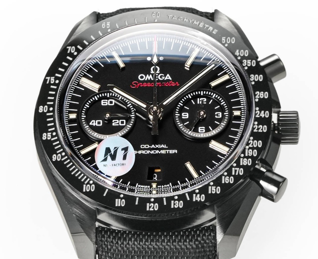 Omega Speedmaster Dark Side of the Moon Full Ceramic Chronograph | N1 Factory Cal.9300 Automatic Watch 44.25mm