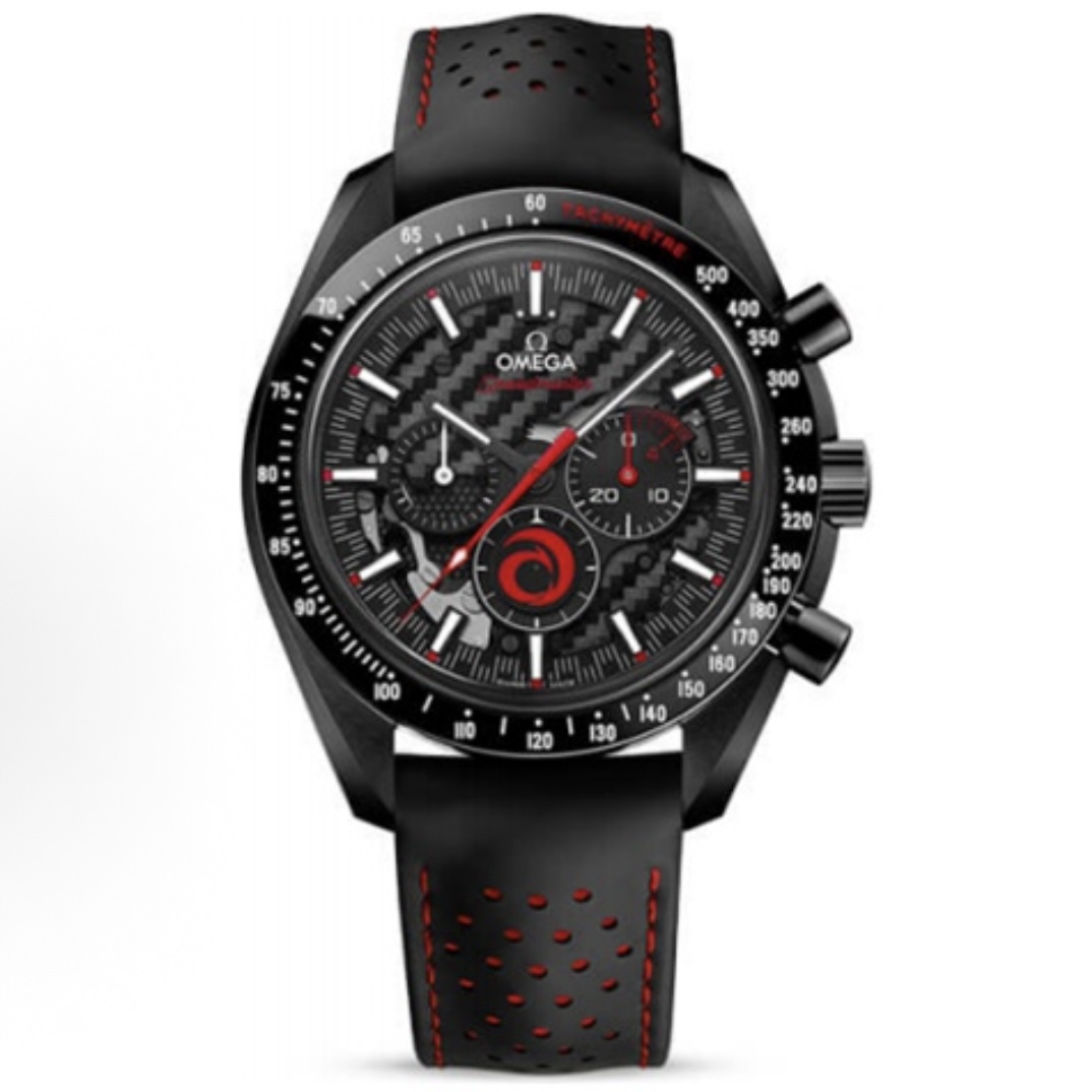 Omega Speedmaster Dark Side of the Moon SMF RW6 Top‑Grade Manual Chronograph Watch Genuine Ceramic Case