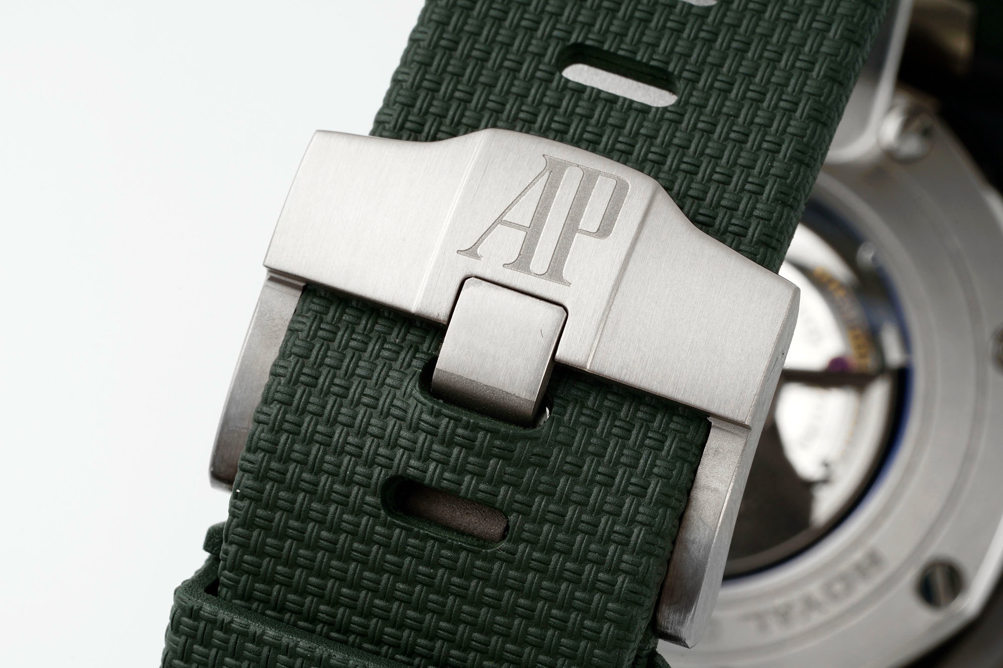 Audemars Piguet Ceramic Chronograph 44mm Sports Watch Rubber Strap