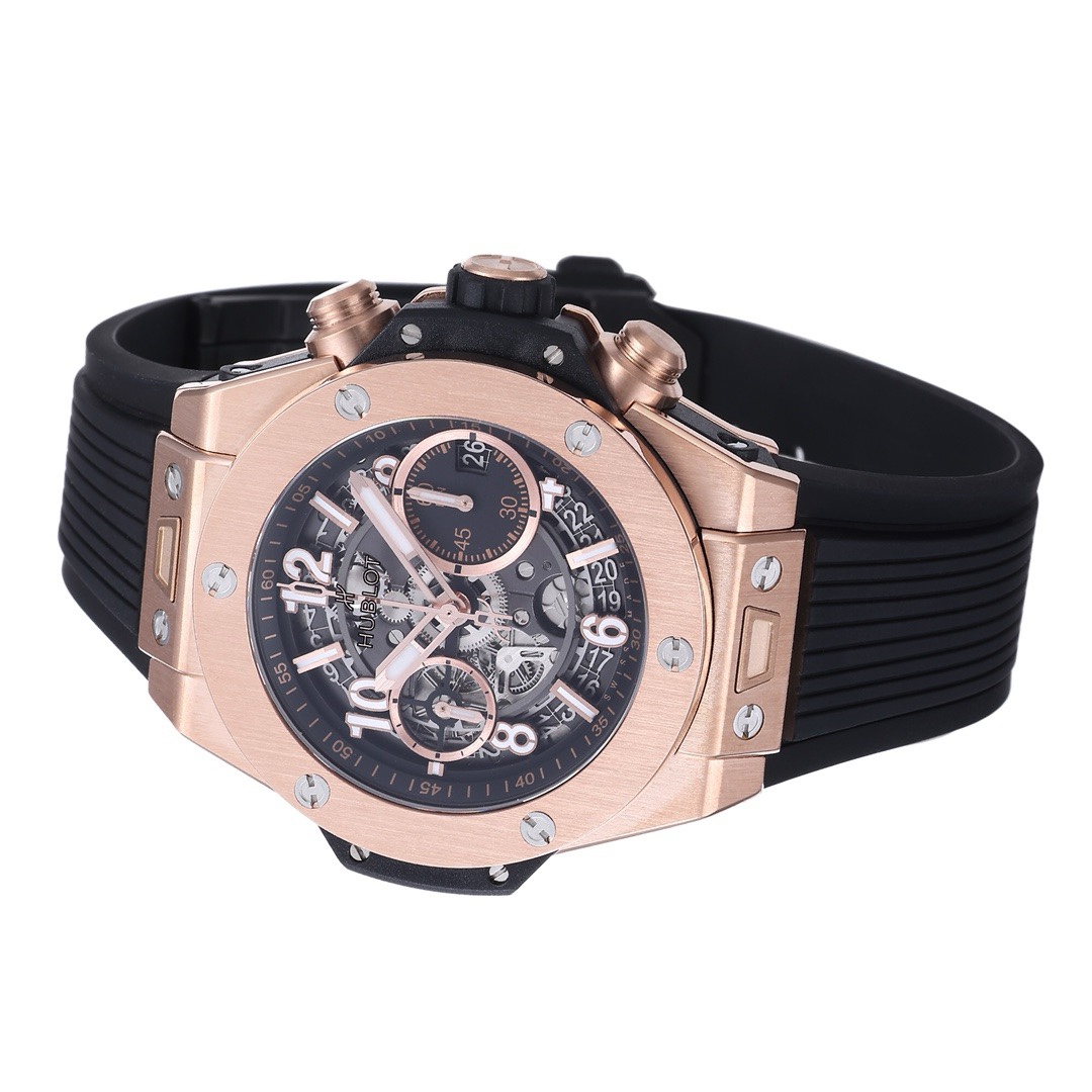 Hublot Big Bang Automatic Chronograph Watch 42mm Titanium Rubber Strap