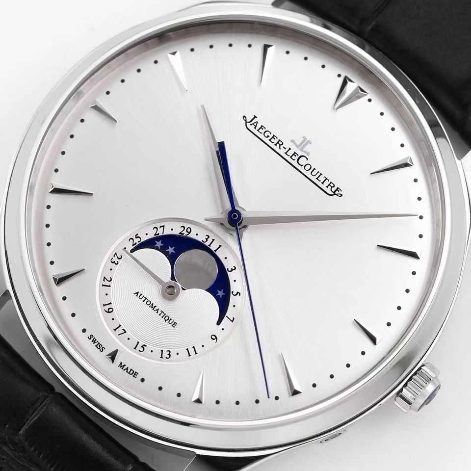 Premium Handcrafted Moon Phase Dress Watch 39mm Automatic Mechanical Timepiece
