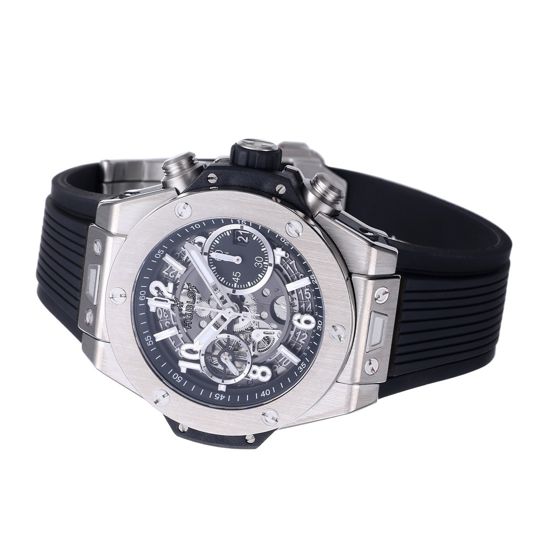 Hublot Big Bang Automatic Chronograph Watch 42mm Titanium Rubber Strap