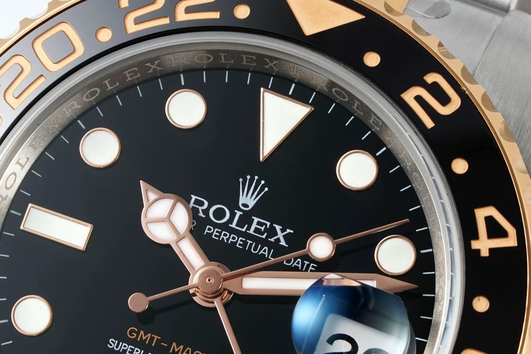 Rolex GMT Travel Watch 904L Steel Cal.3285 Movement