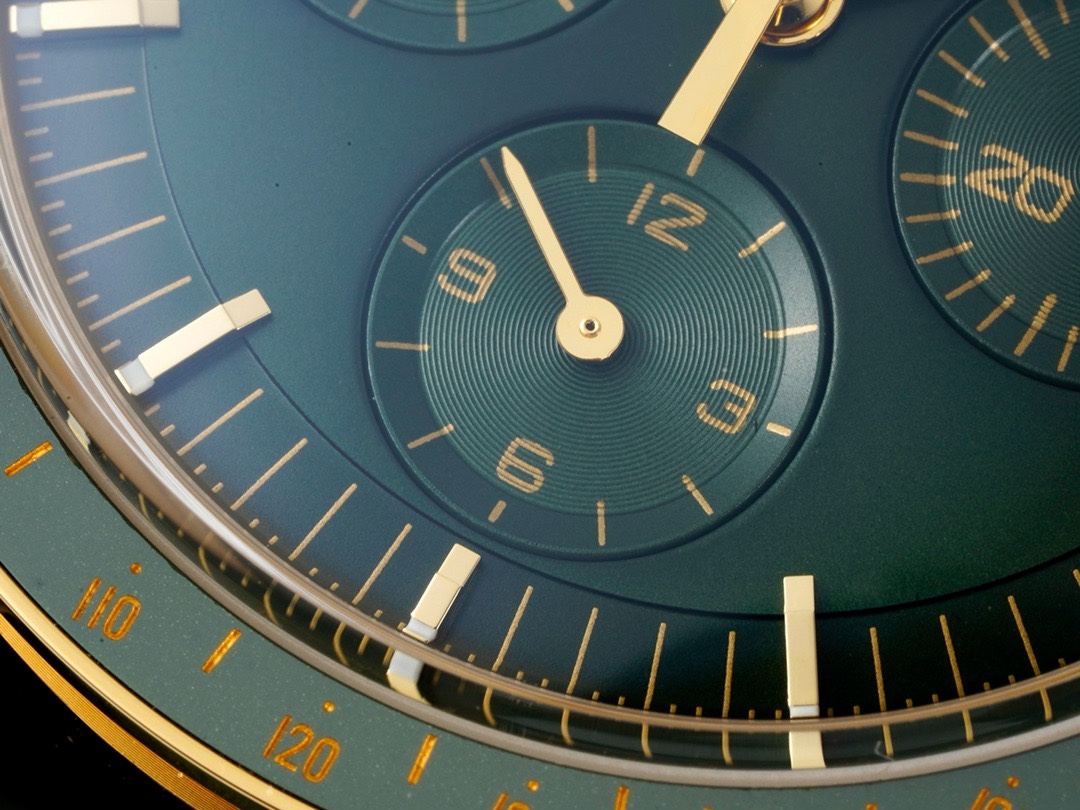 OMEGA Speedmaster Moonwatch 3861 Caliber Moonshine 18K Gold Chronograph 42mm