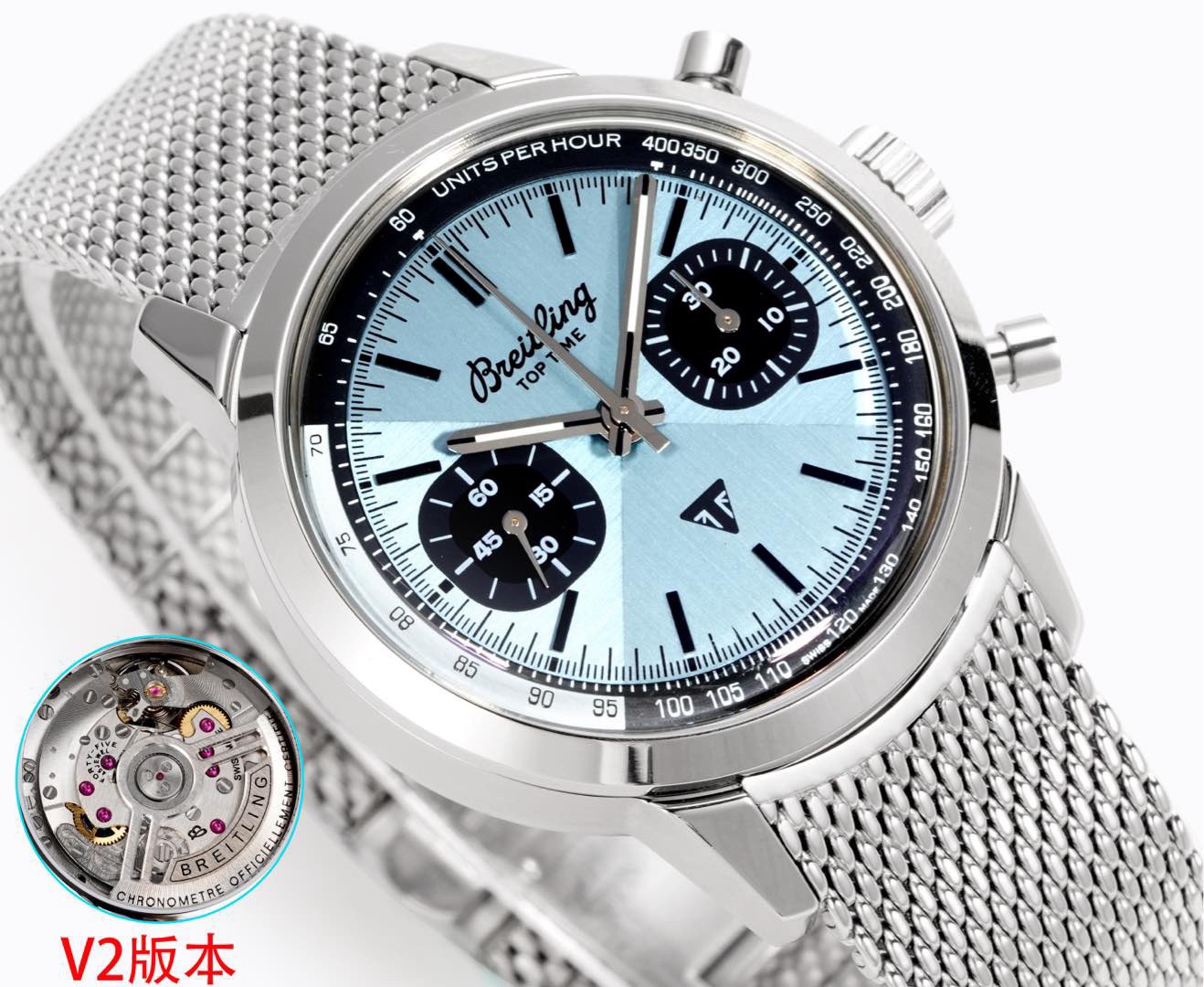Breitling Top Time 41mm B01 Movement Racing Watch