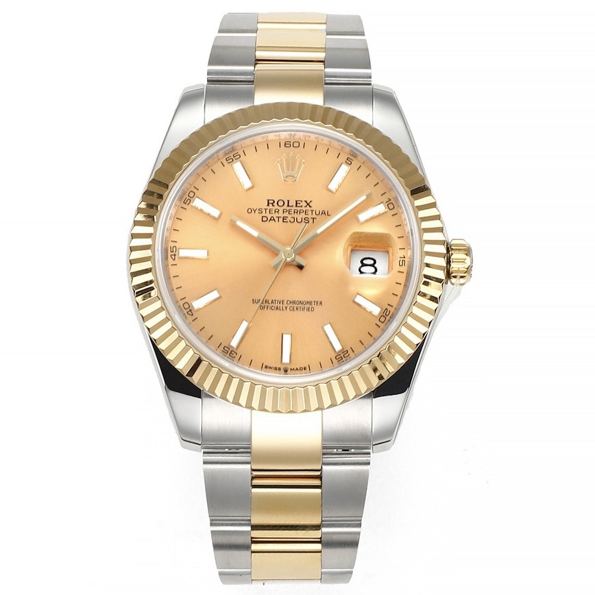 Rolex Datejust 41mm Automatic Watch 3235 Movement 72‑Hour Power Reserve Fluted Bezel