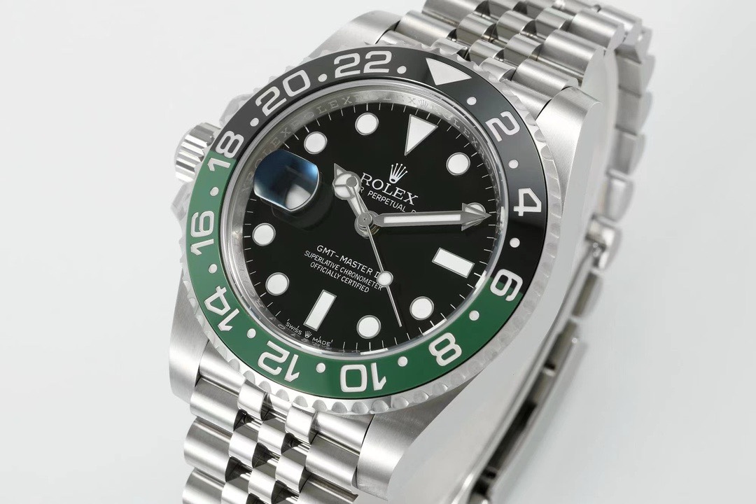 Rolex GMT Travel Watch 904L Steel Cal.3285 Movement