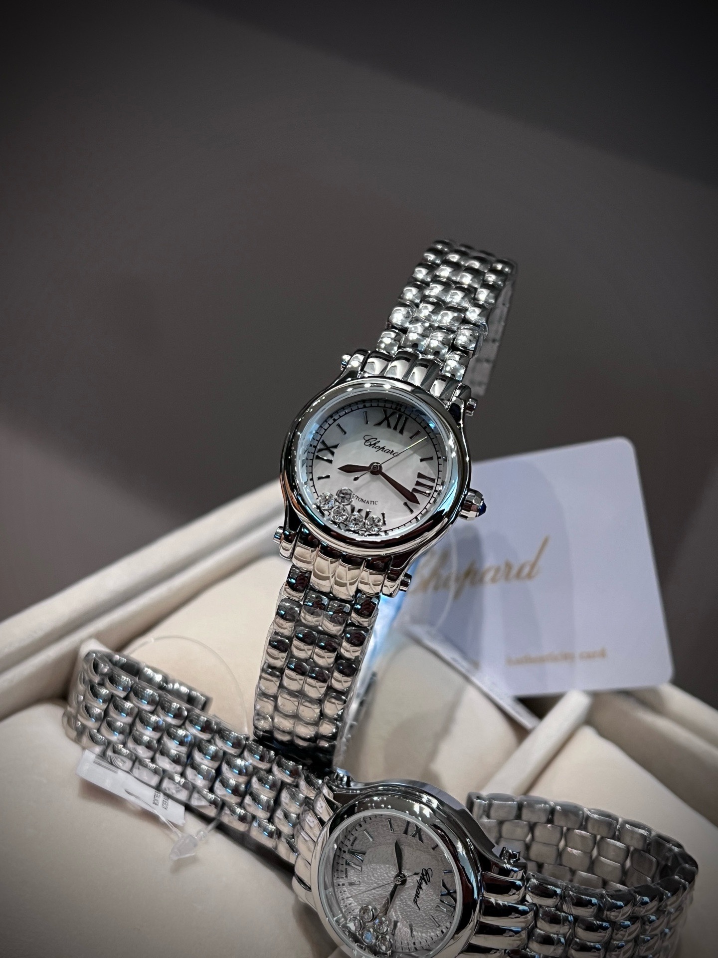 Chopard Happy Diamonds Women Watch 30mm, Stainless Steel Bracelet Fashion Watch
