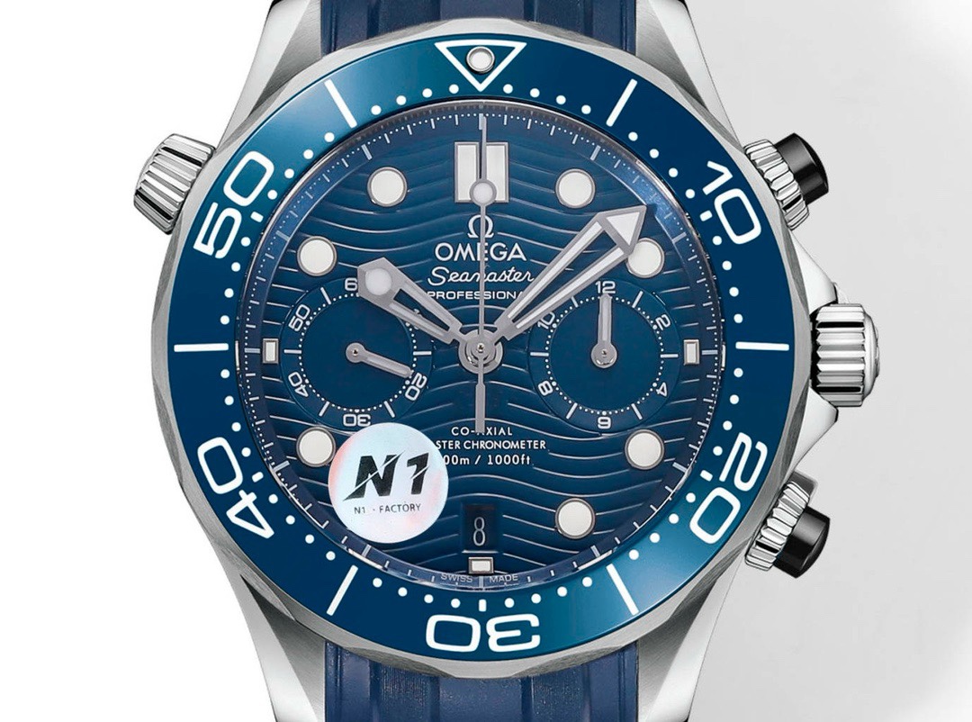 OMEGA Seamaster 300 Chronograph 44mm Dive Watch Cal.9900 Full Function Ceramic Bezel