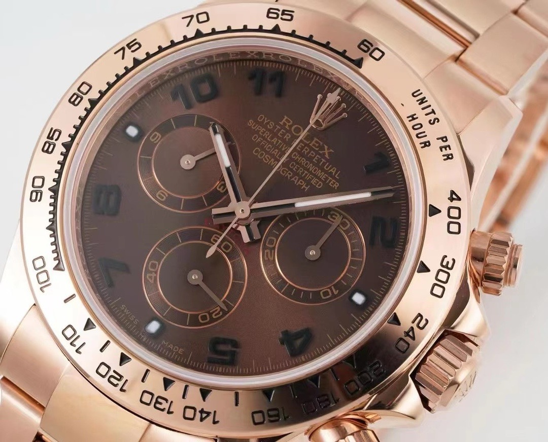 Rolex Cosmograph Daytona Chronograph Watch 40mm 904L Steel Ceramic Bezel Custom 7750 Movement