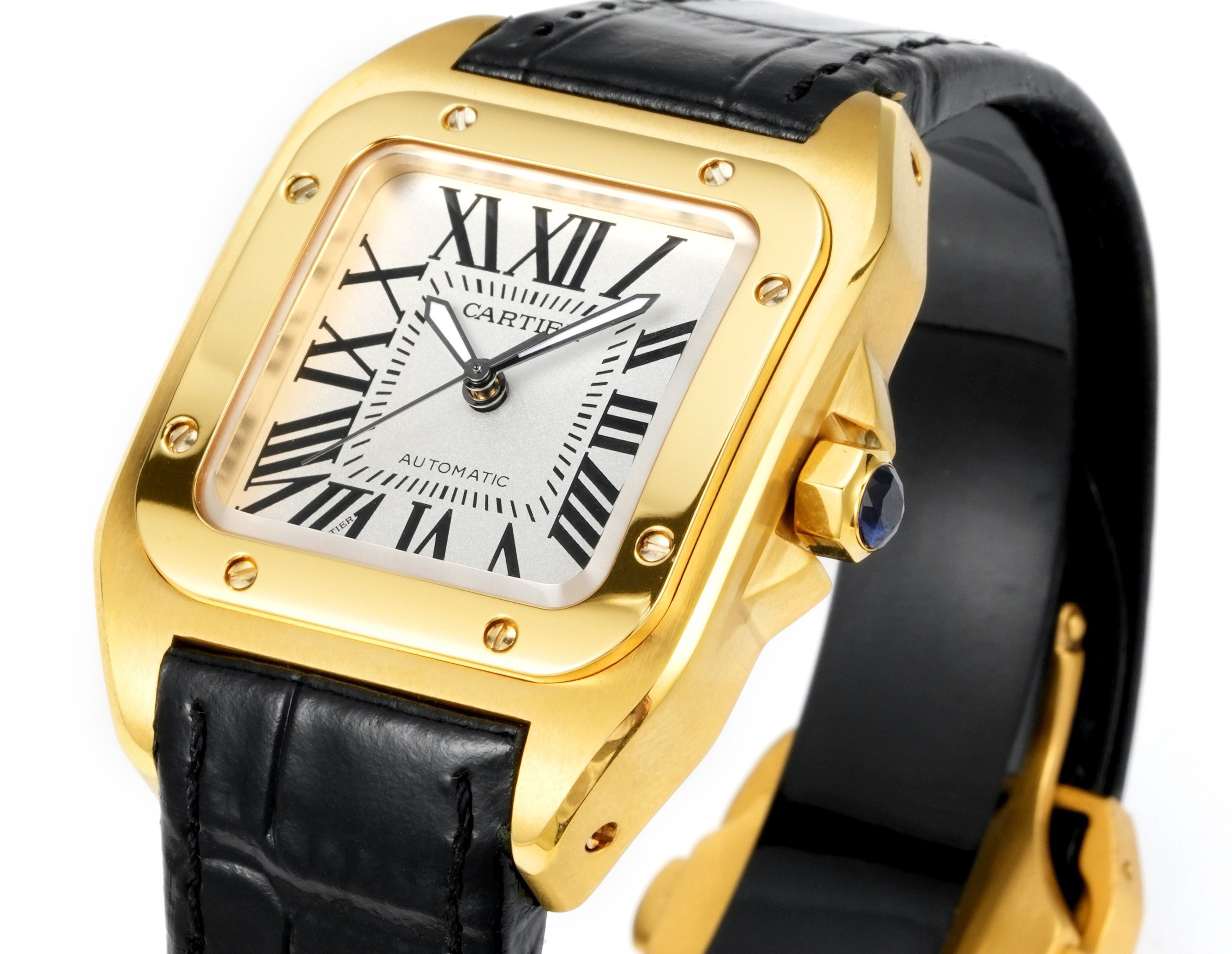 Cartier Santos 100th Anniversary Ladies Automatic Watch, 35.6mm