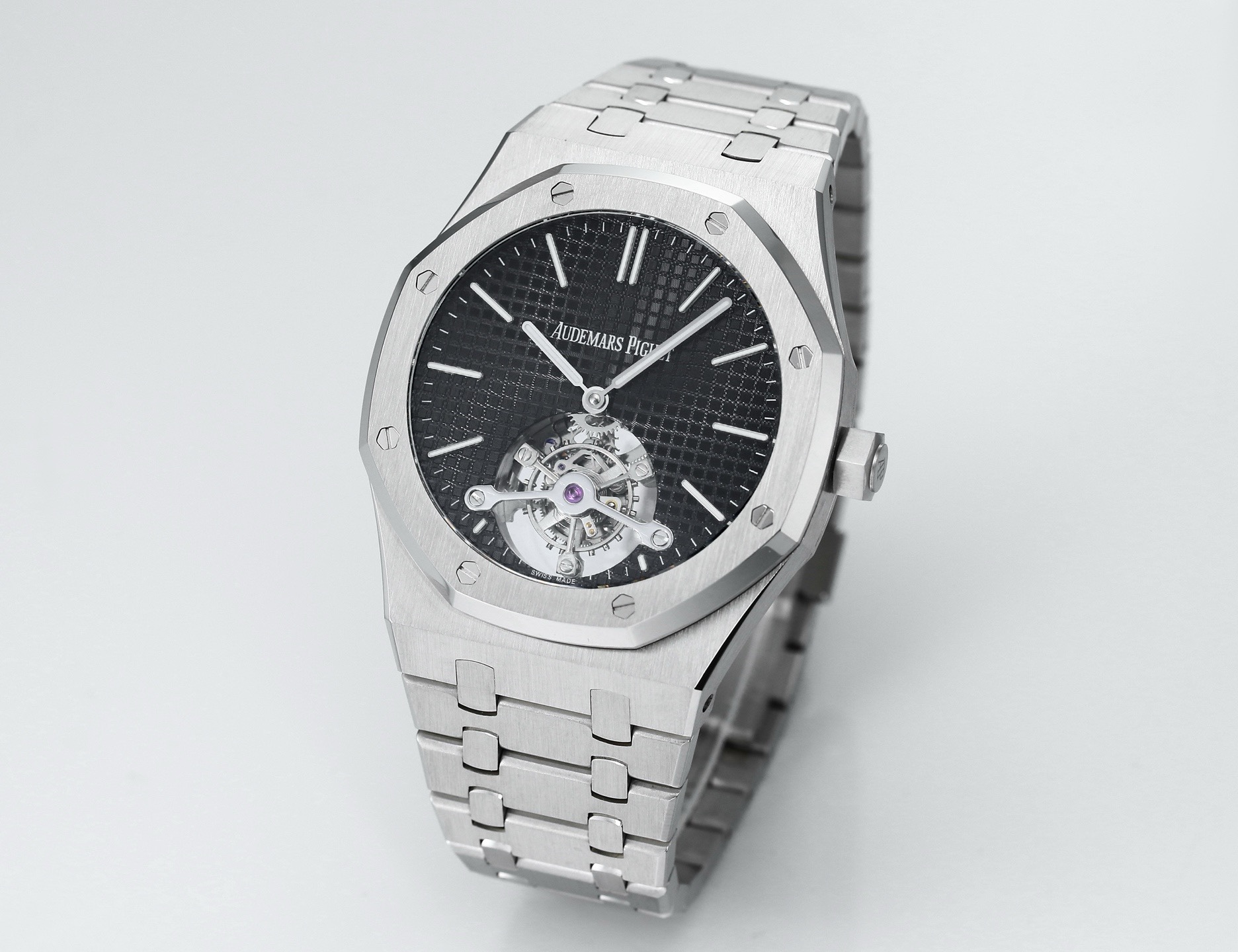 Audemars Piguet Royal Oak Tourbillon 41mm Evolutive Tapisserie Dial Automatic Watch