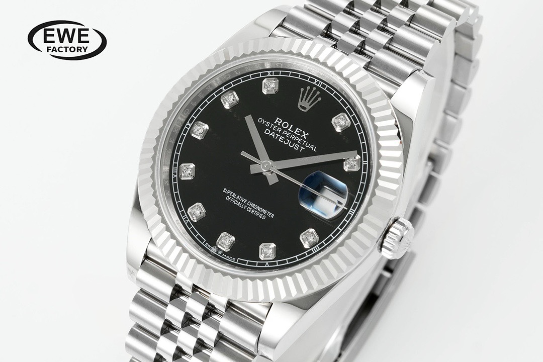 Rolex EWE Factory Datejust 41mm Men Watch, 3235 Automatic Movement, 904L Steel